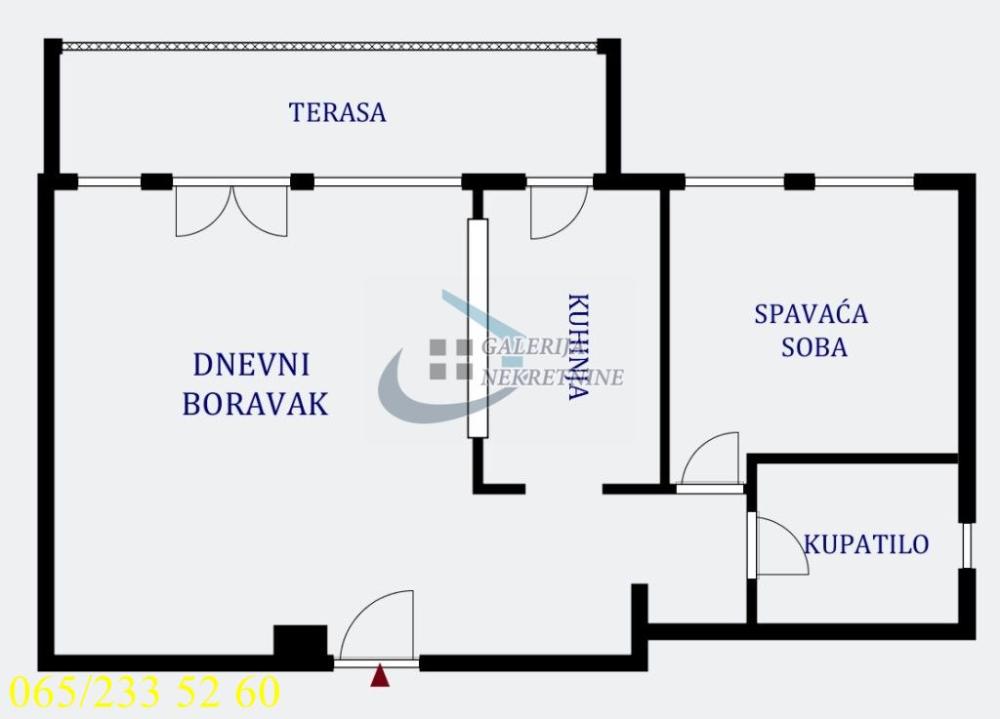 Stan na prodaju u Beogradu, Čukarica, dvosoban, 57m2, cena 170000 evra