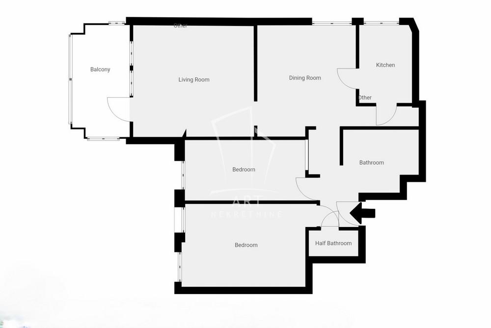 Stan na prodaju u Beogradu, Novi Beograd, dvosoban, 72m2, cena 245000 evra