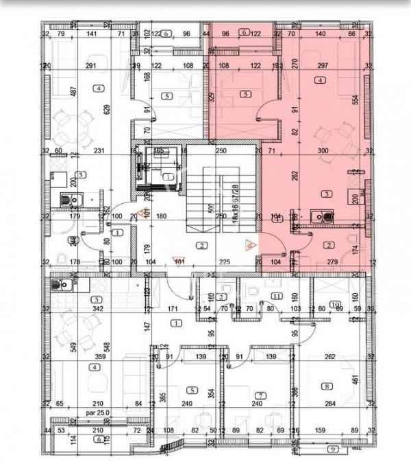 Stan na prodaju u Beogradu, Dušanovac, jednoiposoban, 42m2, cena 157682 evra