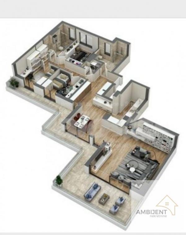 Stan na prodaju u Beogradu, Naselje Stepa Stepanović, cetvorosoban, 158m2, cena 523875 evra