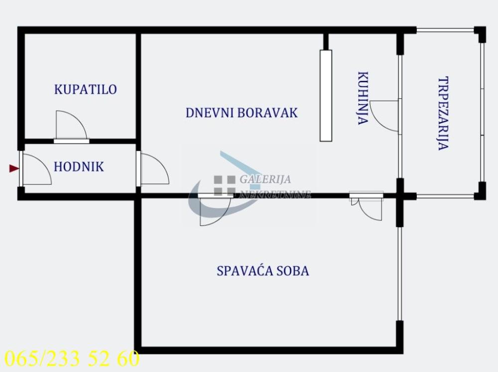 Stan na prodaju u Beogradu, Rakovica, dvosoban, 41m2, cena 187000 evra