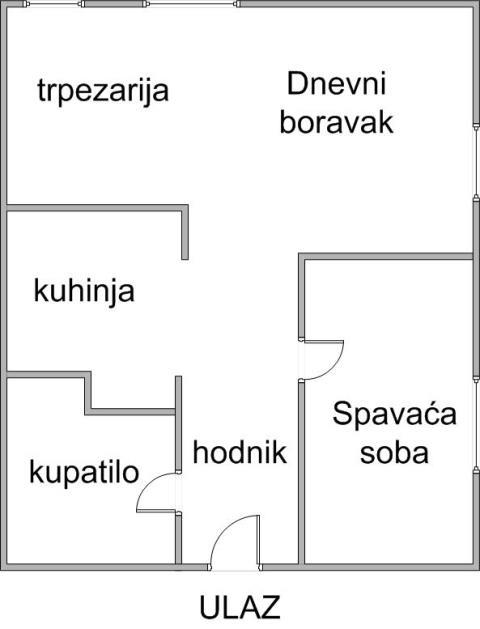 Stan na prodaju u Beogradu, Ledine, jednoiposoban, 40m2, cena 100200 evra