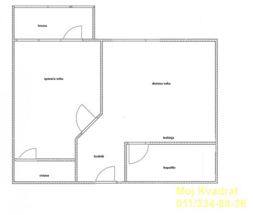 Stan na prodaju u Beogradu, Dorćol, dvosoban, 38m2, cena 225000 evra