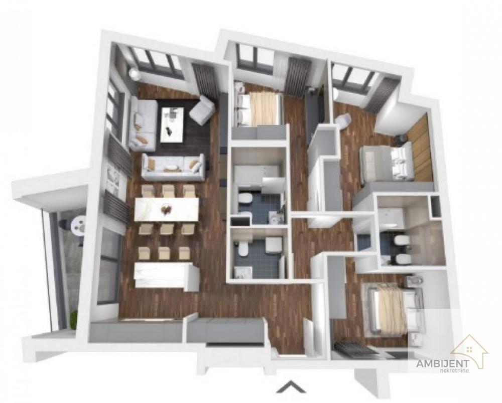 Stan na prodaju u Beogradu, Dorćol, cetvorosoban, 113m2, cena 565850 evra