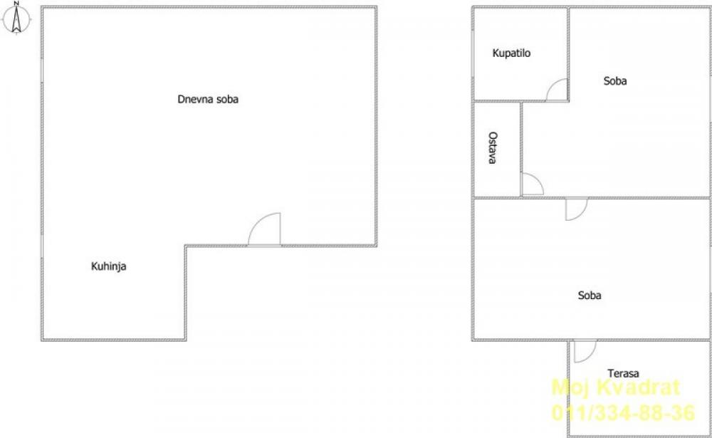 Stan na prodaju u Beogradu, Dorćol, trosoban, 125m2, cena 460000 evra