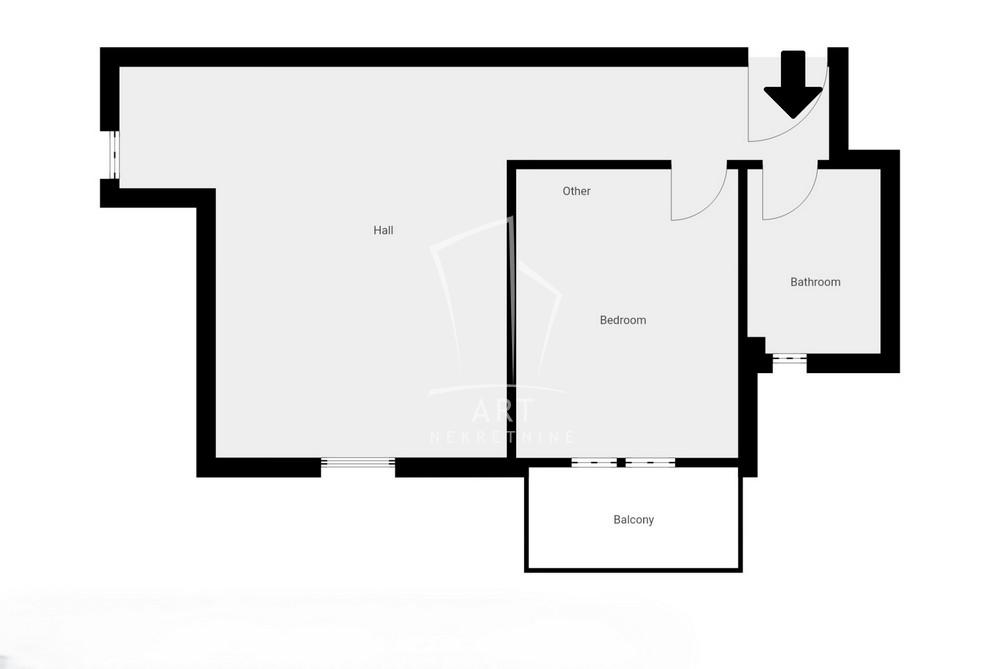 Stan na prodaju u Beogradu, Novi Beograd, dvosoban, 44m2, cena 140000 evra