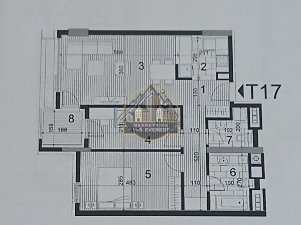 Stan na prodaju u Beogradu, Bežanijska kosa, dvoiposoban, 68m2, cena 269000 evra