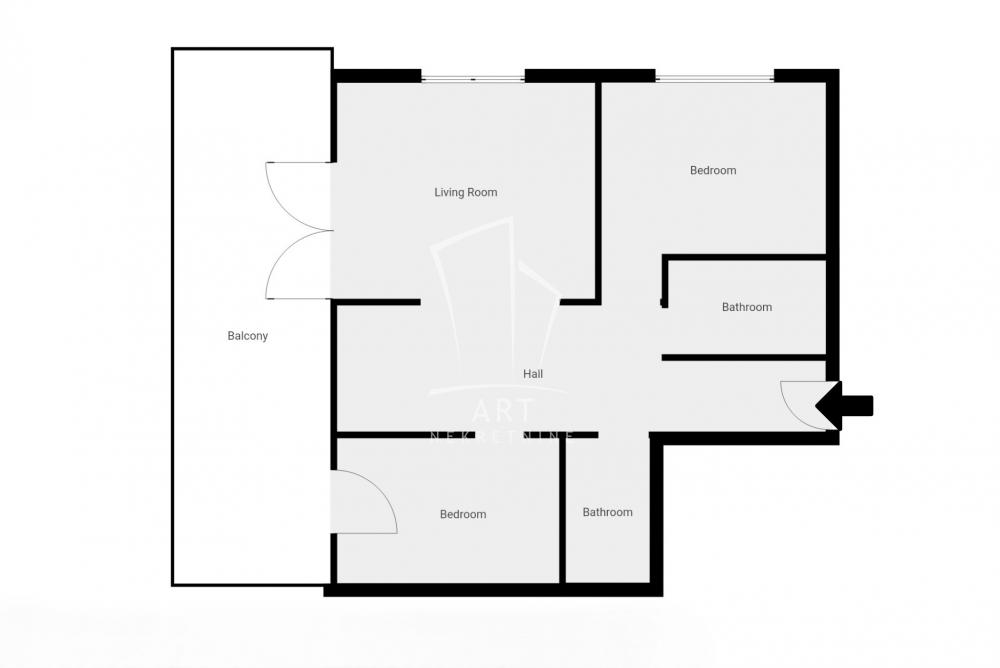 Stan na prodaju u Beogradu, Zvezdara, trosoban, 68m2, cena 390000 evra