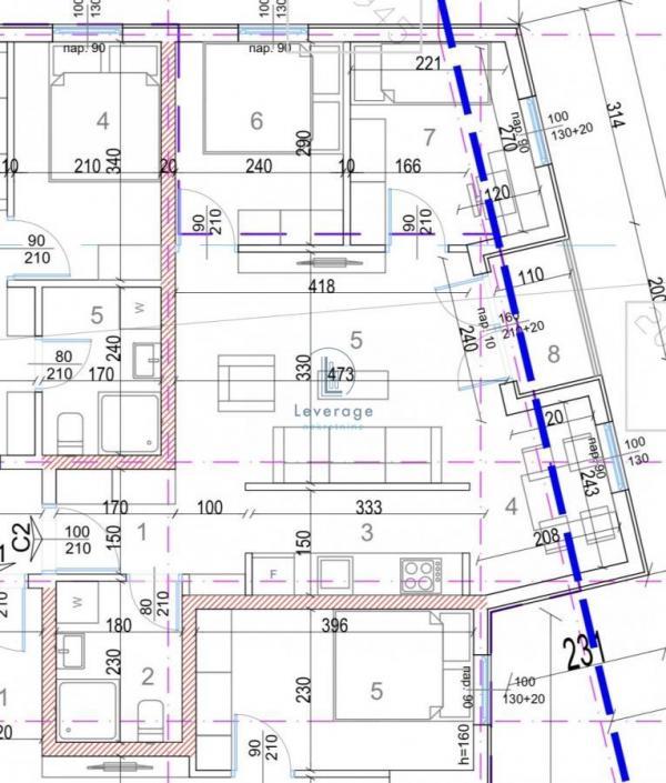 Stan na prodaju u Beogradu, Kaluđerica, dvoiposoban, 49m2, cena 94570 evra