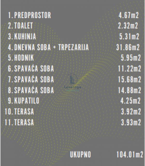 Stan na prodaju u Beogradu, Obrenovac, 104m2, cena 179636 evra