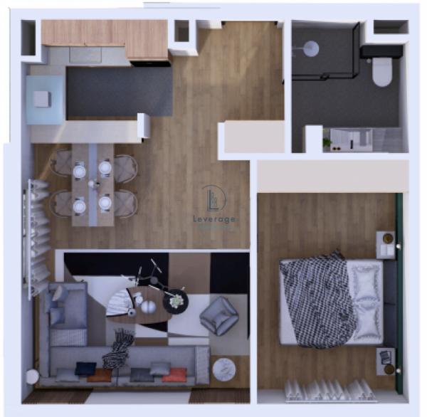 Stan na prodaju u Beogradu, Obrenovac, dvosoban, 44m2, cena 80400 evra