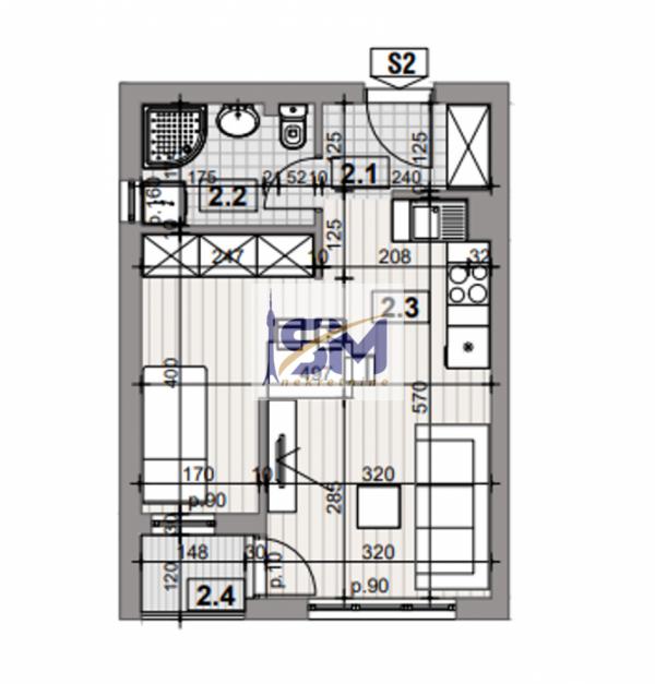 Stan na prodaju u Beogradu, Žarkovo, dvosoban, 34m2, cena 79218 evra