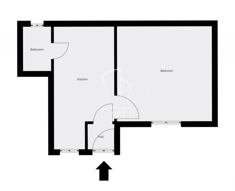 Stan na prodaju u Beogradu, Stari grad, jednosoban, 30m2, cena 113000 evra