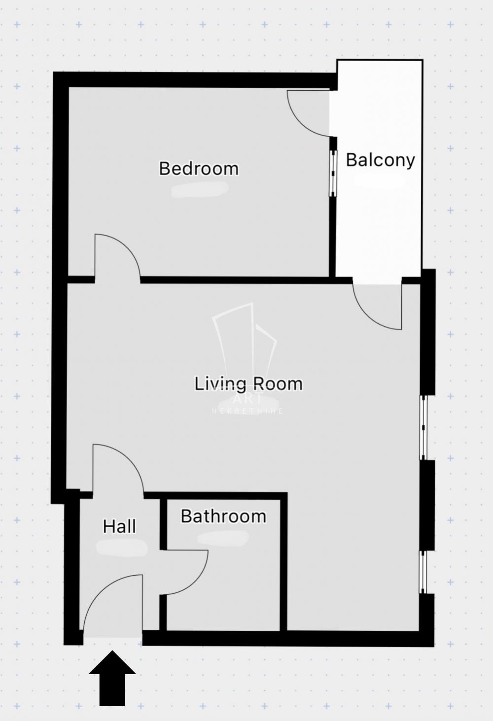 Stan na prodaju u Beogradu, Učiteljsko naselje, dvosoban, 48m2, cena 187000 evra