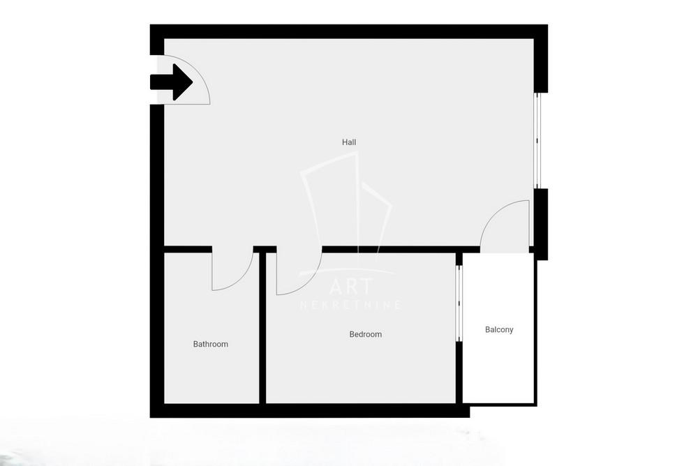 Stan na prodaju u Beogradu, Zemun, jednoiposoban, 40m2, cena 90000 evra