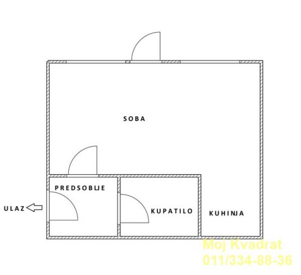 Stan na prodaju u Beogradu, Učiteljsko naselje, jednosoban, 30m2, cena 133000 evra