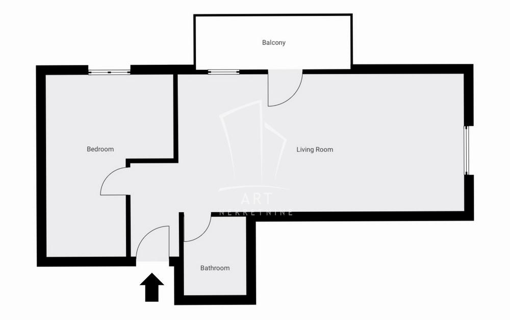 Stan na prodaju u Beogradu, Mirijevo, dvosoban, 49m2, cena 139500 evra