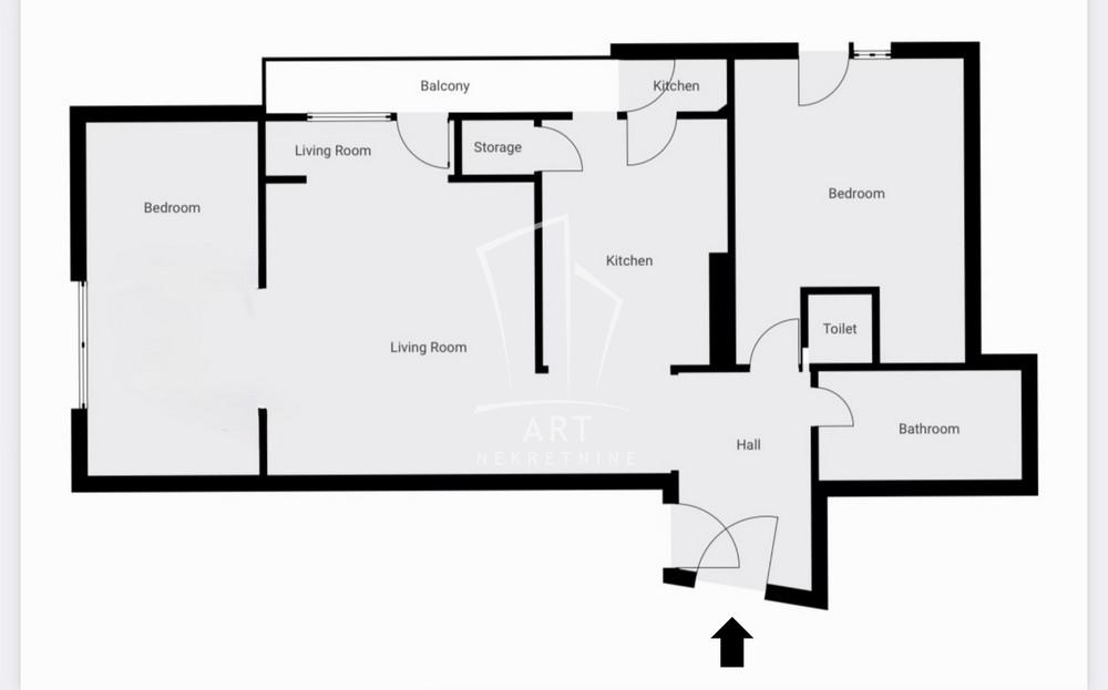 Stan na prodaju u Beogradu, Stari grad, trosoban, 80m2, cena 310000 evra
