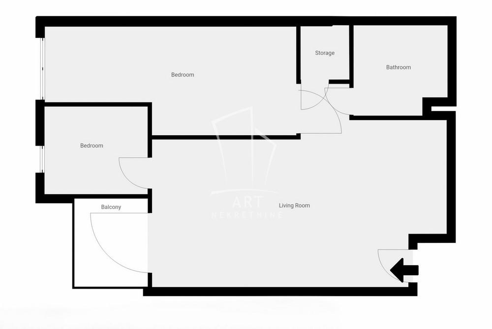 Stan na prodaju u Beogradu, Voždovac, dvoiposoban, 73m2, cena 252000 evra