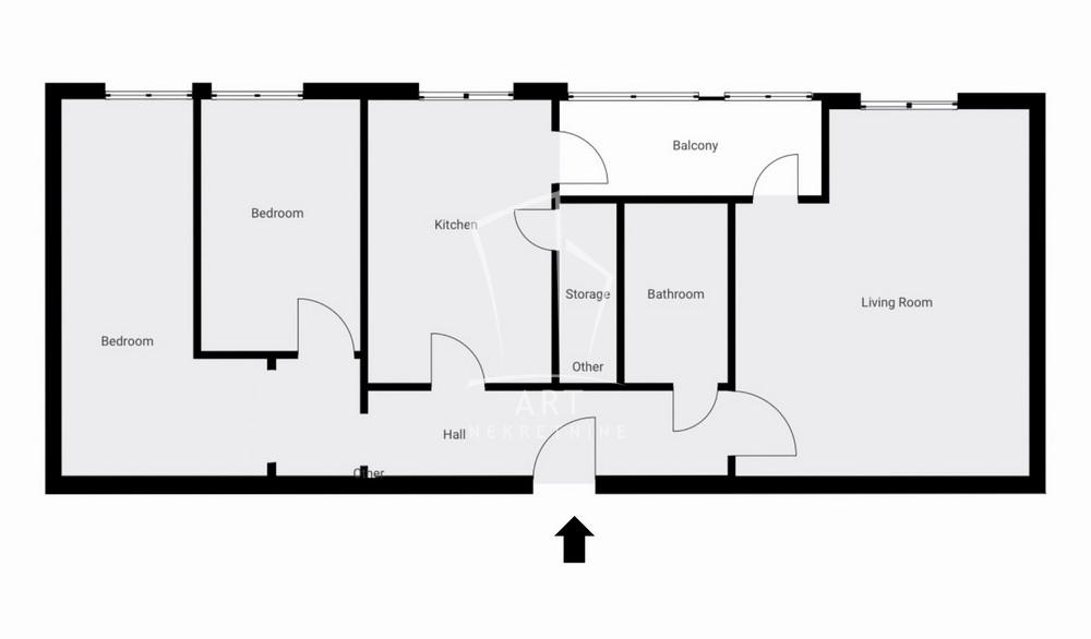 Stan na prodaju u Beogradu, Senjak, trosoban, 73m2, cena 299000 evra