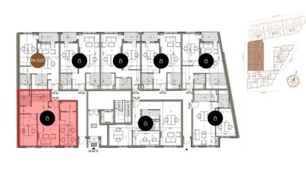 Stan na prodaju u Beogradu, Mirijevo, dvoiposoban, 61m2, cena 125000 evra