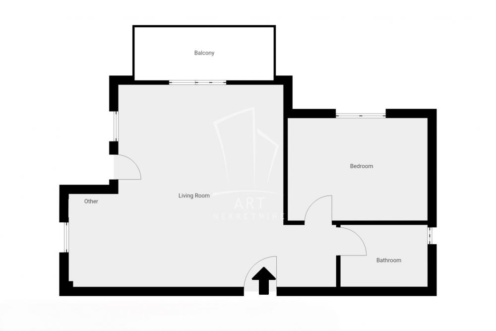 Stan na prodaju u Beogradu, Borča, jednoiposoban, 45m2, cena 118800 evra