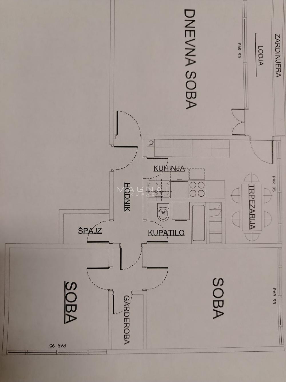 Stan na prodaju u Beogradu, Konjarnik, dvosoban, 74m2, cena 204000 evra