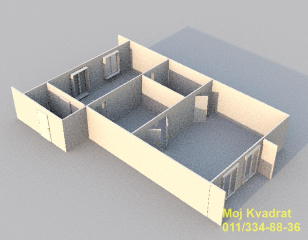 Stan na prodaju u Beogradu, Vračar (Hram), dvosoban, 56m2, cena 224000 evra