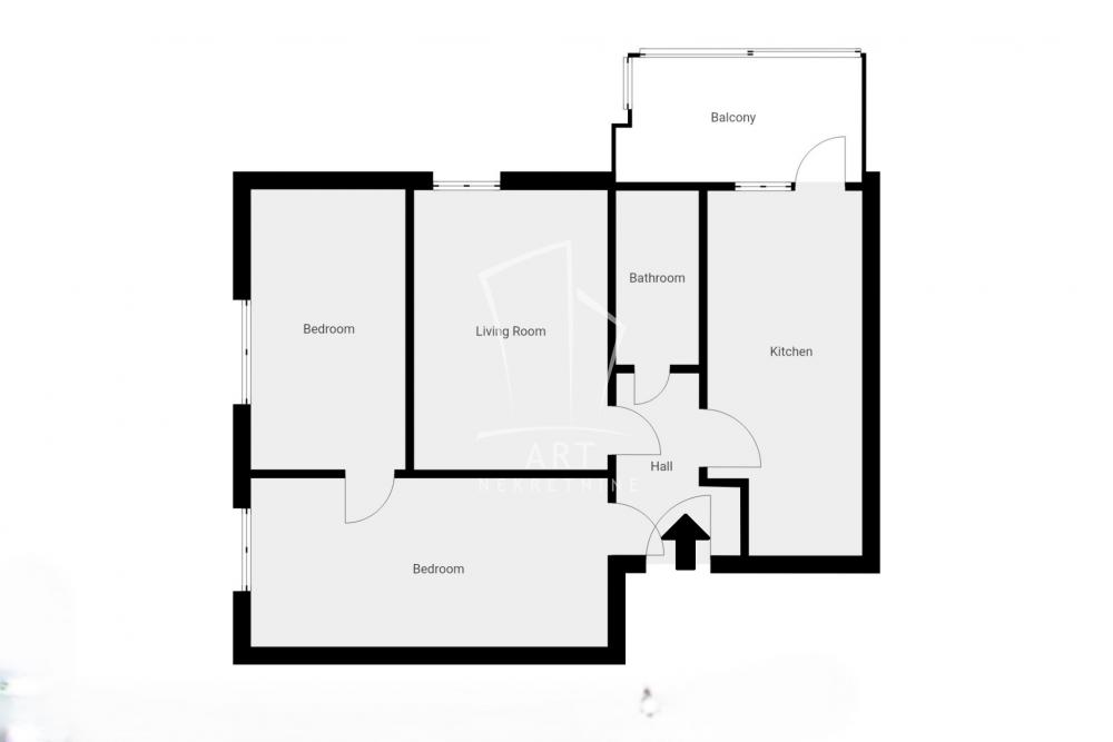 Stan na prodaju u Beogradu, Karaburma, dvoiposoban, 49m2, cena 140000 evra