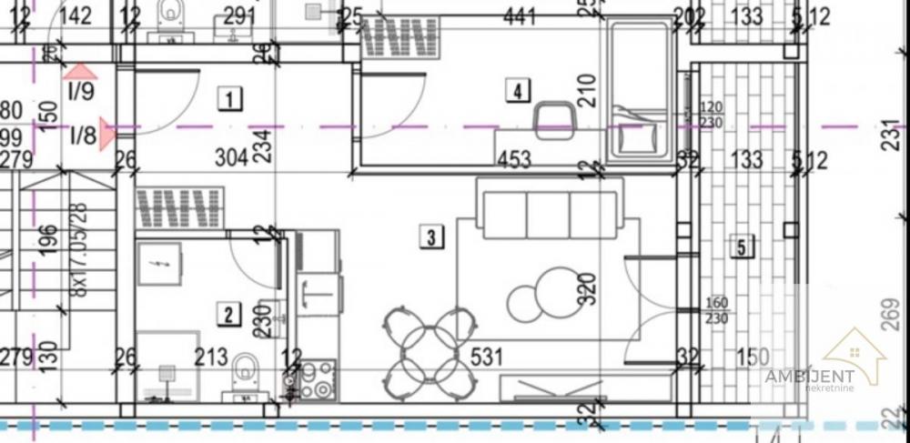 Stan na prodaju u Beogradu, Batajnica, dvosoban, 43m2, cena 91035 evra