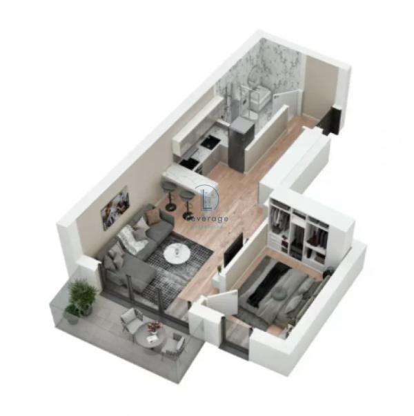 Stan na prodaju u Beogradu, Pašino brdo, dvosoban, 44m2, cena 187110 evra