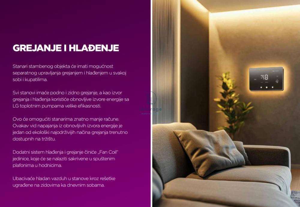 Stan na prodaju u Beogradu, Dušanovac, dvosoban, 55m2, cena 178656 evra