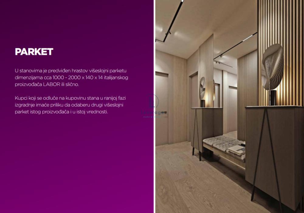 Stan na prodaju u Beogradu, Dušanovac, dvosoban, 55m2, cena 178656 evra