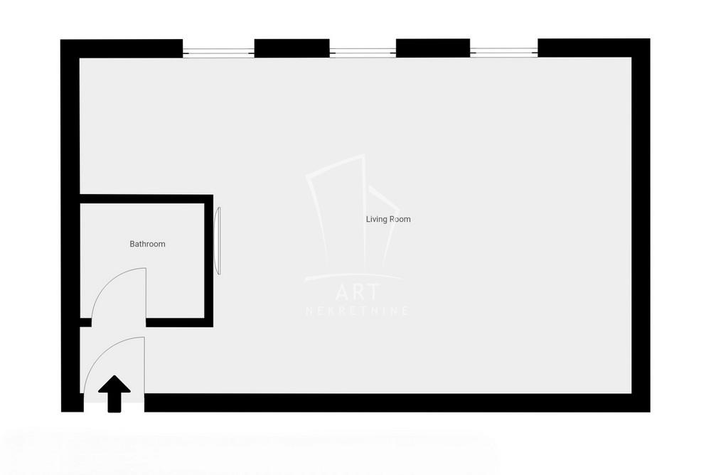 Stan na prodaju u Beogradu, Crveni Krst, 35m2, cena 160000 evra