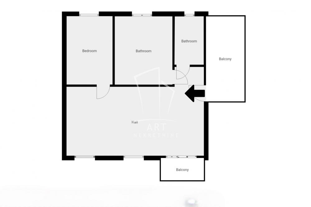 Stan na prodaju u Beogradu, Zvezdara, dvoiposoban, 62m2, cena 163000 evra