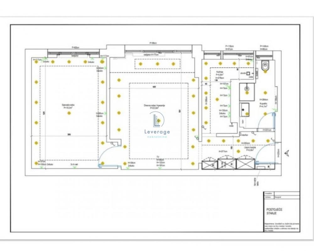 Stan na prodaju u Beogradu, Beograd (Skupština), dvosoban, 60m2, cena 335000 evra