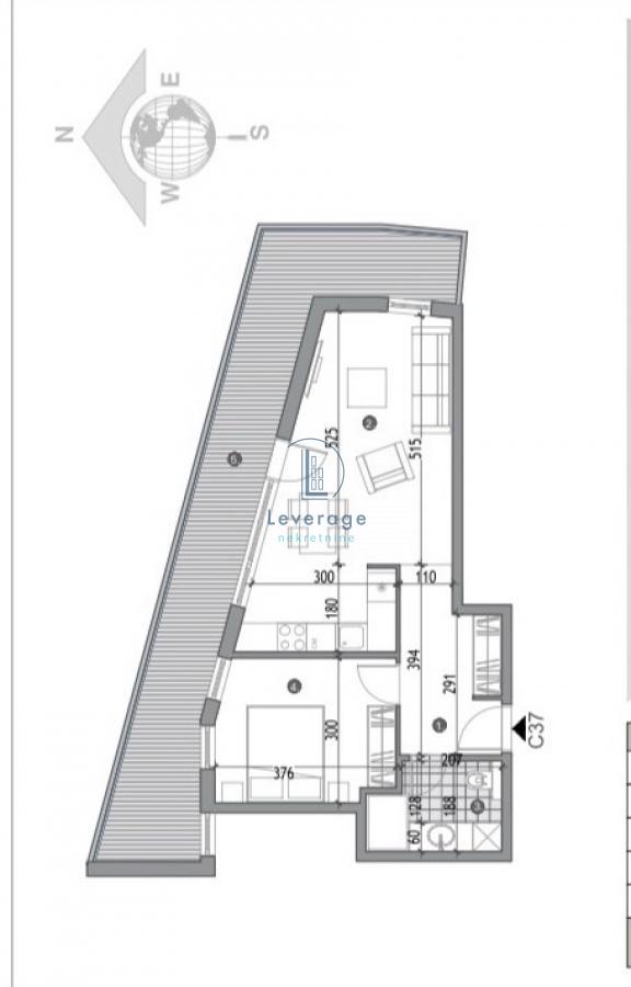 Stan na prodaju u Beogradu, Žarkovo, jednoiposoban, 69m2, cena 180900 evra