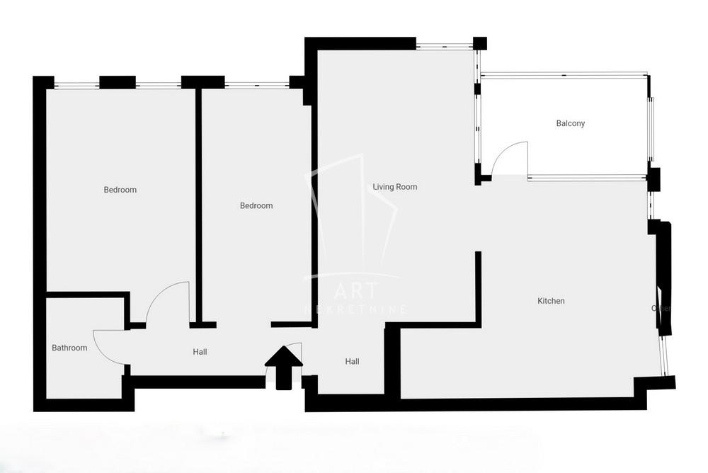 Stan na prodaju u Beogradu, Nova Galenika, trosoban, 71m2, cena 203000 evra