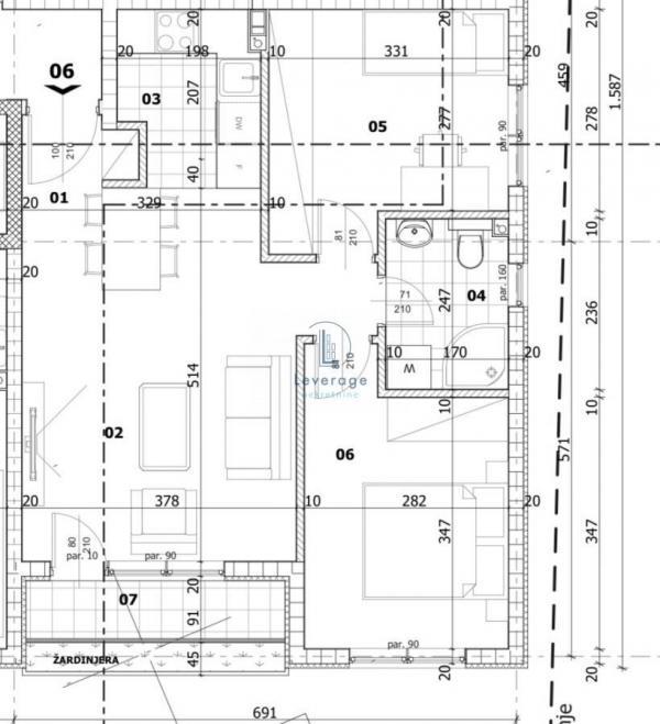 Stan na prodaju u Beogradu, Grocka, dvoiposoban, 52m2, cena 80861 evra