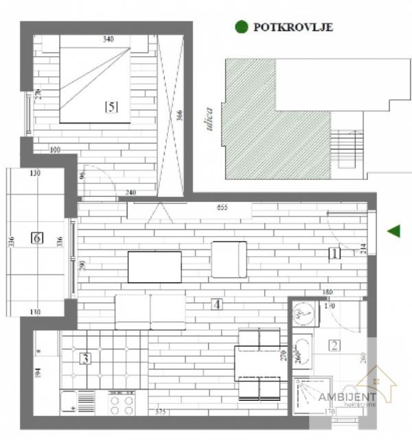 Stan na prodaju u Beogradu, Krnjača, dvosoban, 47m2, cena 82758 evra