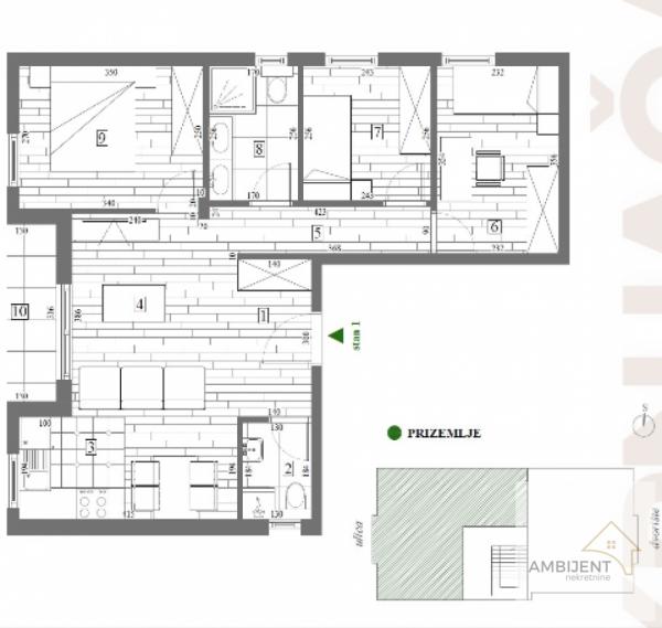 Stan na prodaju u Beogradu, Krnjača, trosoban, 60m2, cena 106505 evra