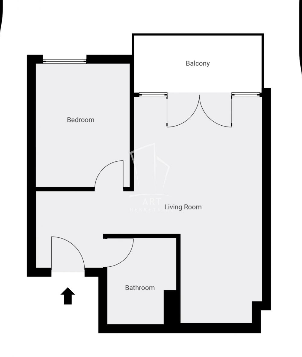 Stan na prodaju u Beogradu, Višnjička banja, jednoiposoban, 45m2, cena 145990 evra