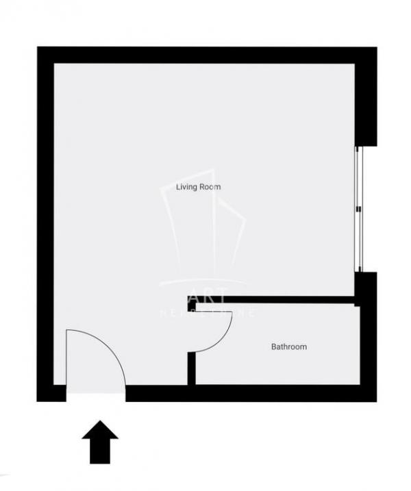 Stan na prodaju u Beogradu, Vračar, 21m2, cena 73000 evra