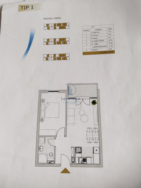 Stan na prodaju u Beogradu, Višnjička banja, dvosoban, 46m2, cena 138000 evra