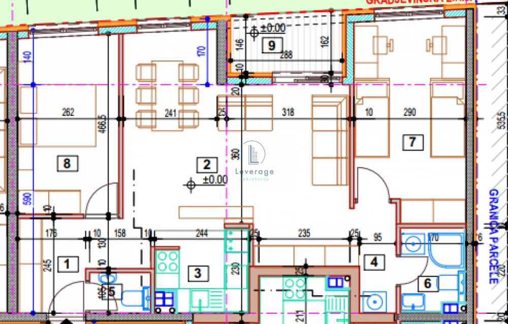 Stan na prodaju u Beogradu, Banovo brdo, trosoban, 76m2, cena 228960 evra