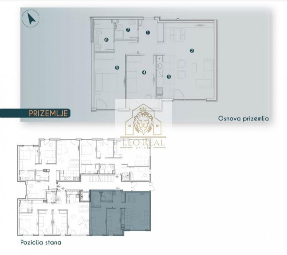 Stan na prodaju u Beogradu, Donji grad, trosoban, 78m2, cena 235860 evra