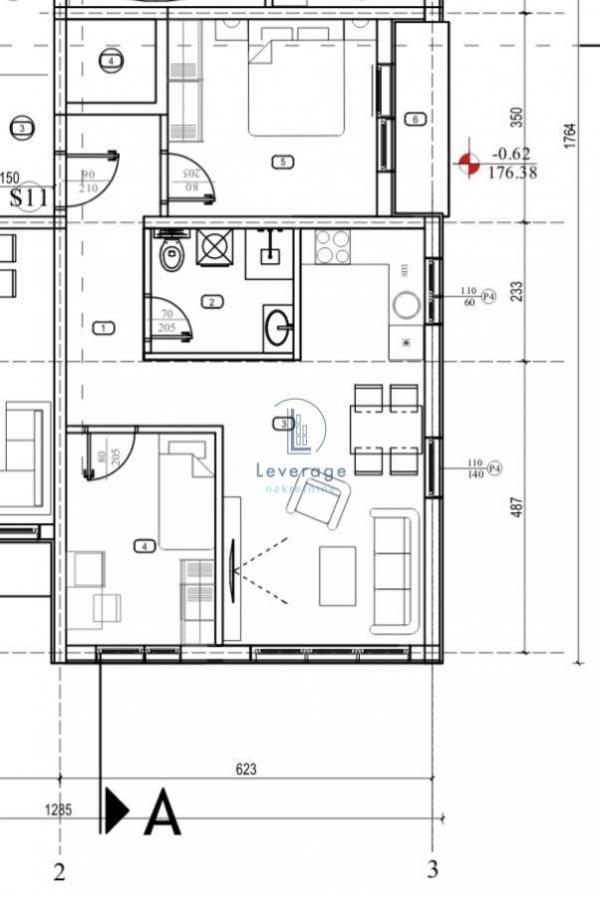 Stan na prodaju u Beogradu, dvoiposoban, 56m2, cena 91637 evra