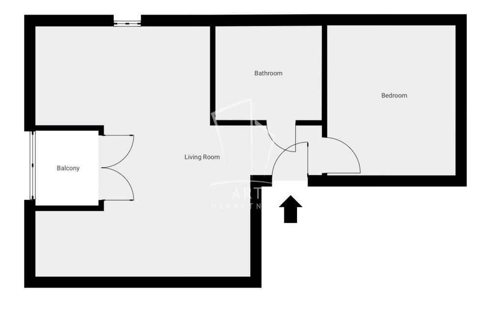 Stan na prodaju u Beogradu, Žarkovo, jednoiposoban, 29m2, cena 99000 evra