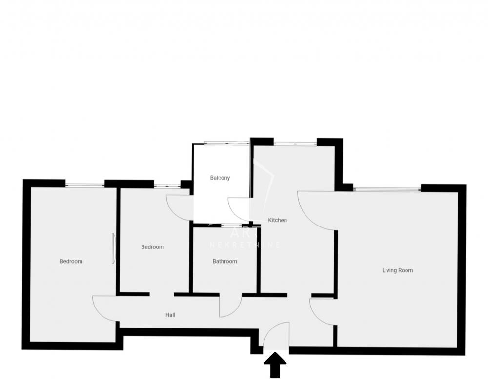 Stan na prodaju u Beogradu, Novi Beograd blok 63, dvoiposoban, 63m2, cena 210000 evra