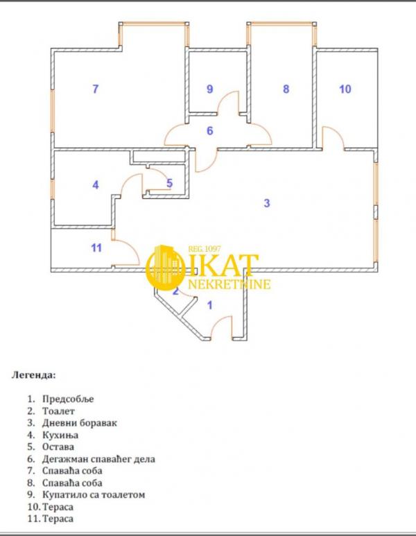 Stan na prodaju u Beogradu, Novi Beograd, trosoban, 85m2, cena 439000 evra
